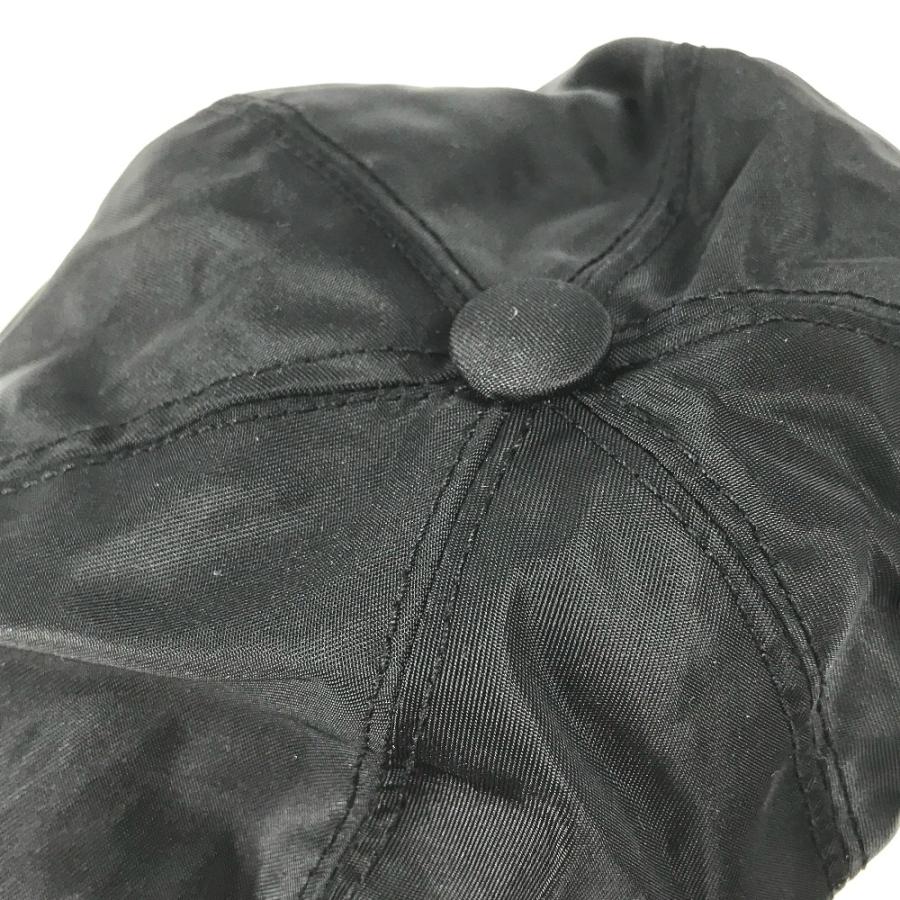 PRADA プラダ 帽子 キャップ帽 ベースボール ロゴ キャップ ブラック レディース【中古】 | PRADA | 05