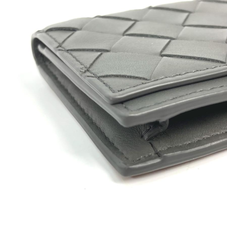 新品同様 BOTTEGA VENETA ボッテガヴェネタ 605720 イントレチャート パスケース 名刺入れ 二つ折り カードケース グレー メンズ【中古】 |  | 03