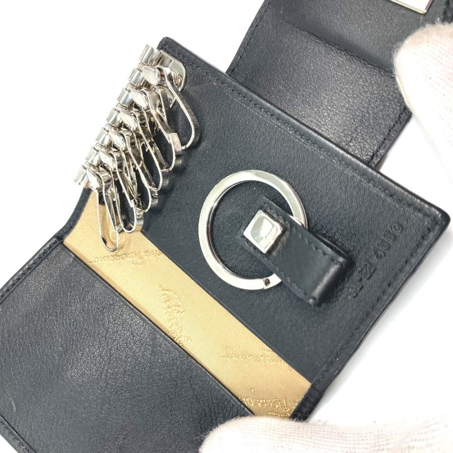 美品 Salvatore Ferragamo サルヴァトーレフェラガモ 6連 鍵 ガンチーニ キーケース ブラック レディース【中古】 |  | 06