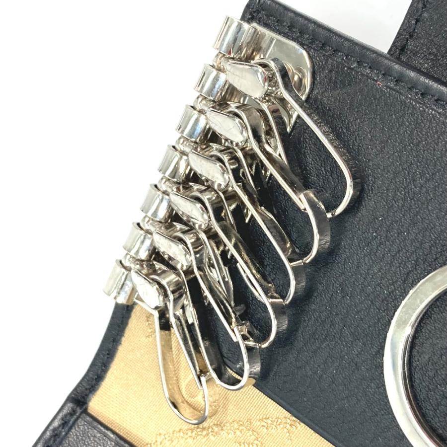 美品 Salvatore Ferragamo サルヴァトーレフェラガモ 6連 鍵 ガンチーニ キーケース ブラック レディース【中古】 |  | 07
