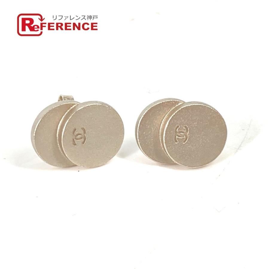 CHANEL シャネル ダブルサークル アクセサリー CC ココマーク 99C ピアス シルバー レディース【中古】 | CHANEL