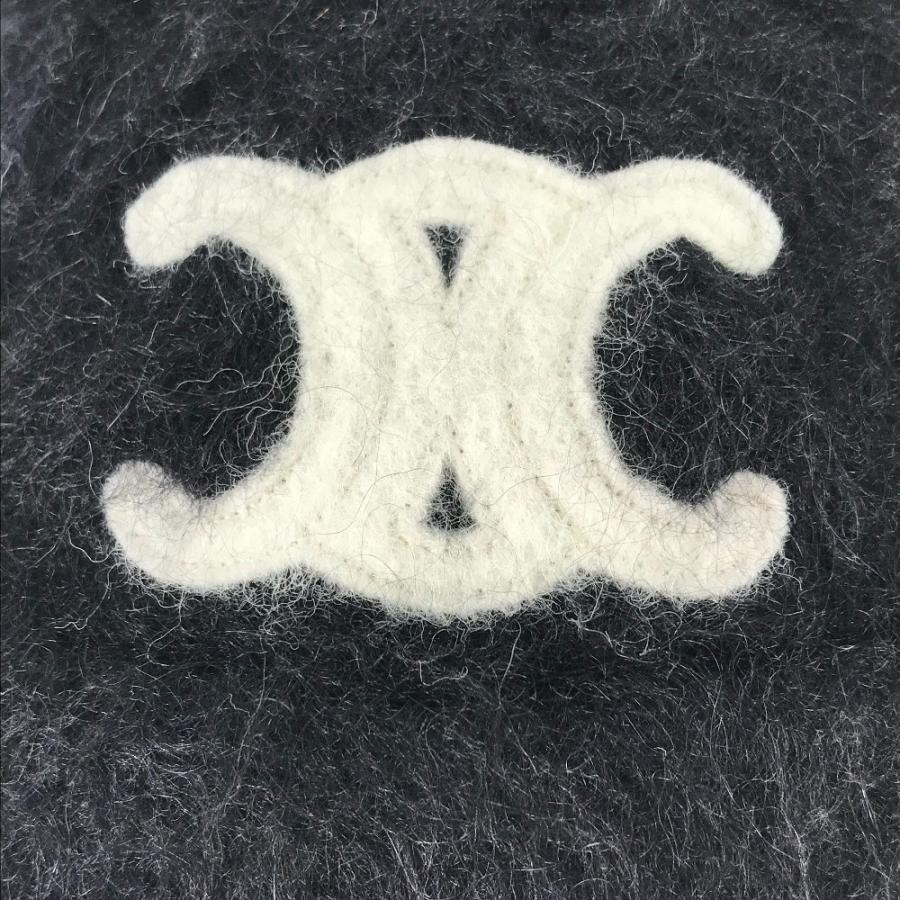 CELINE セリーヌ 2A58Y270R トリオンフ  ハット帽 帽子 バケットハット ボブハット ファー ハット ブラック レディース【中古】 | CELINE | 02