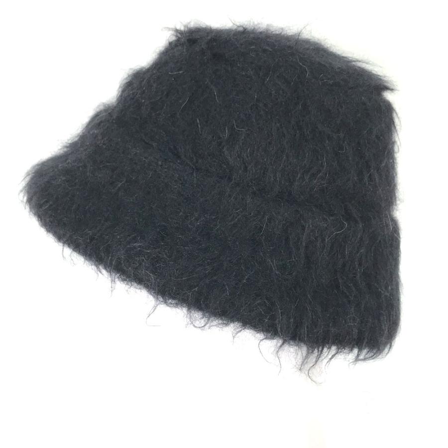 CELINE セリーヌ 2A58Y270R トリオンフ  ハット帽 帽子 バケットハット ボブハット ファー ハット ブラック レディース【中古】 | CELINE | 03