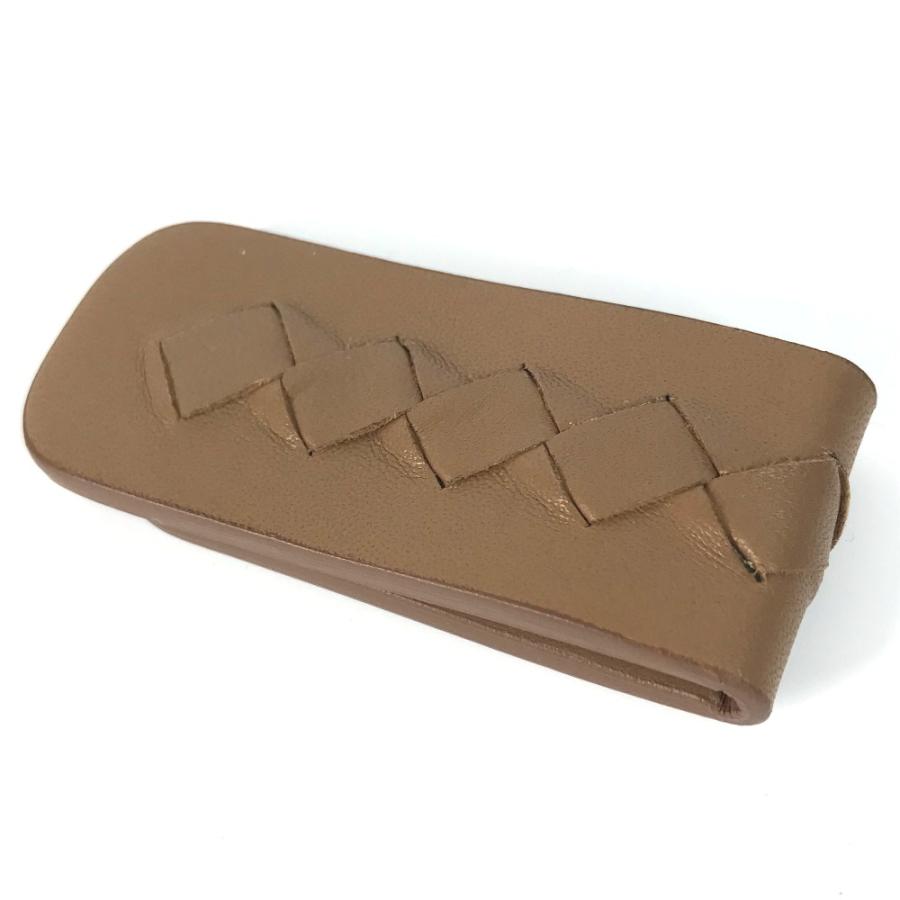 BOTTEGA VENETA ボッテガヴェネタ 169719  イントレチャート マグネット  財布 マネークリップ ブラウン メンズ【中古】 |  | 05