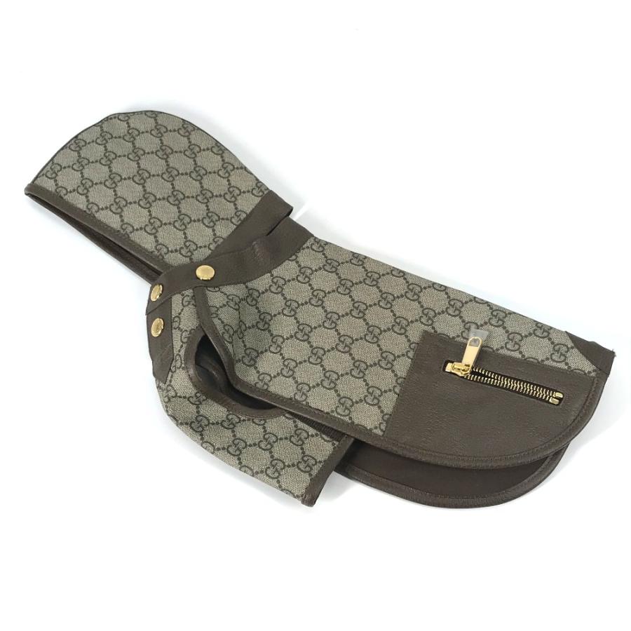 GUCCI グッチ 695719 ペットコート ドッグウェア 犬 DOG GGスプリーム トップスその他 ブラウン×ベージュ ユニセックス【中古】 | GUCCI | 01