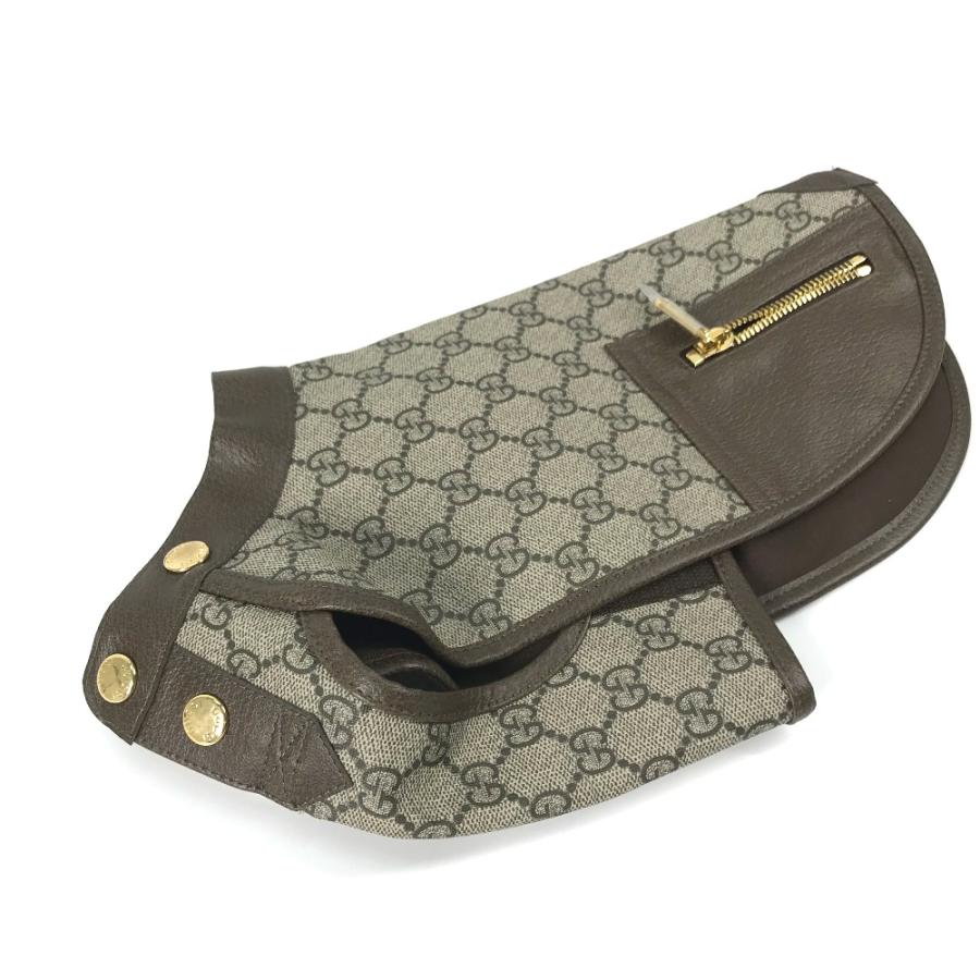 GUCCI グッチ 695719 ペットコート ドッグウェア 犬 DOG GGスプリーム トップスその他 ブラウン×ベージュ ユニセックス【中古】 | GUCCI | 07