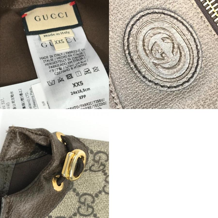 GUCCI グッチ 695719 ペットコート ドッグウェア 犬 DOG GGスプリーム トップスその他 ブラウン×ベージュ ユニセックス【中古】 | GUCCI | 09