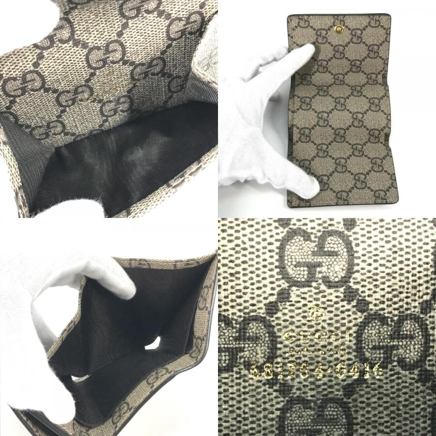 美品 GUCCI グッチ 681704 ペーパー ミニ ウォレット ザ ハッカー プロジェクト BALENCIAGA バレンシアガ コラボ 3つ折り財布【中古】 | GUCCI | 09