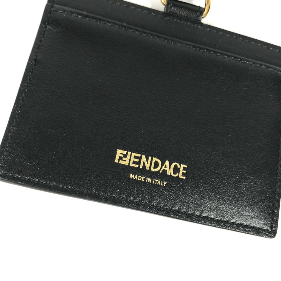 新品同様 VERSACE ヴェルサーチ FENDACE フェンダーチェ ネックストラップ付 IDホルダー  フェンディ FENDI コラボ  カードケース【中古】 |  | 07