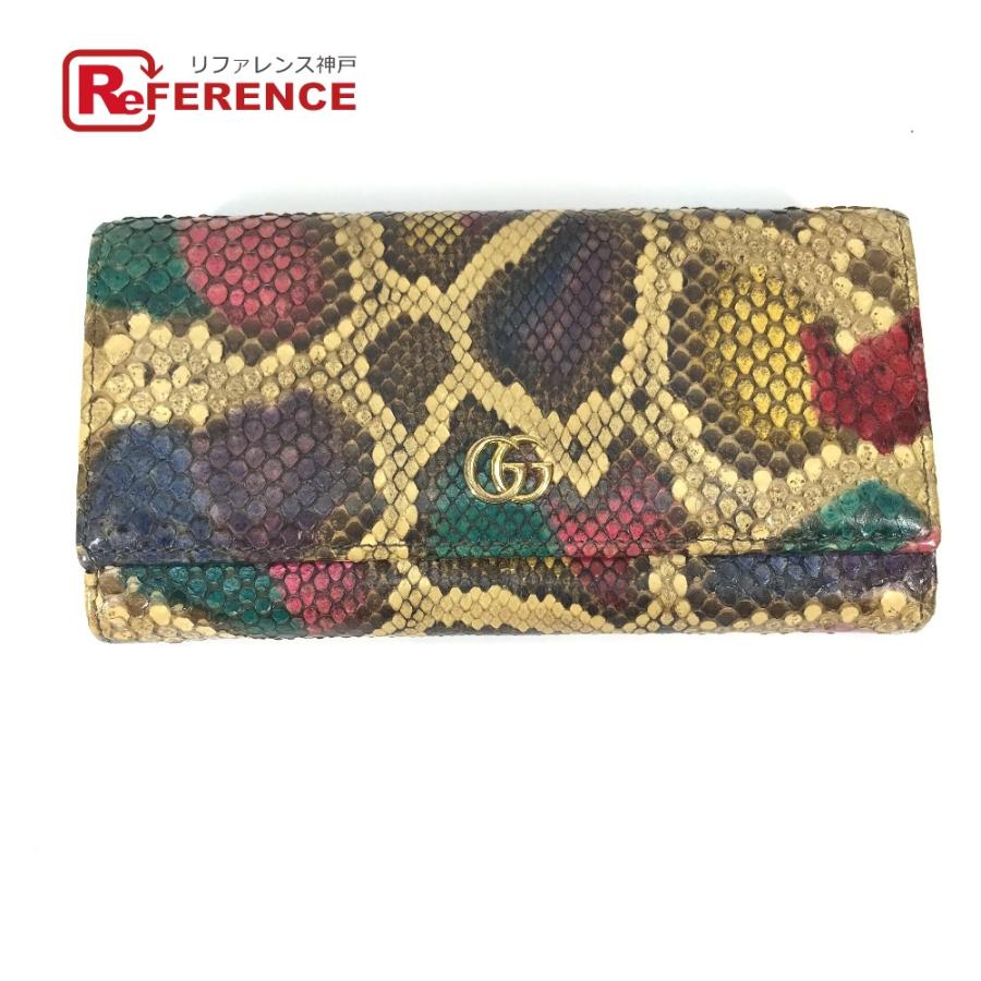 GUCCI GGパターン ゴールドチェン付き長財布 ピンク 未使用 2way