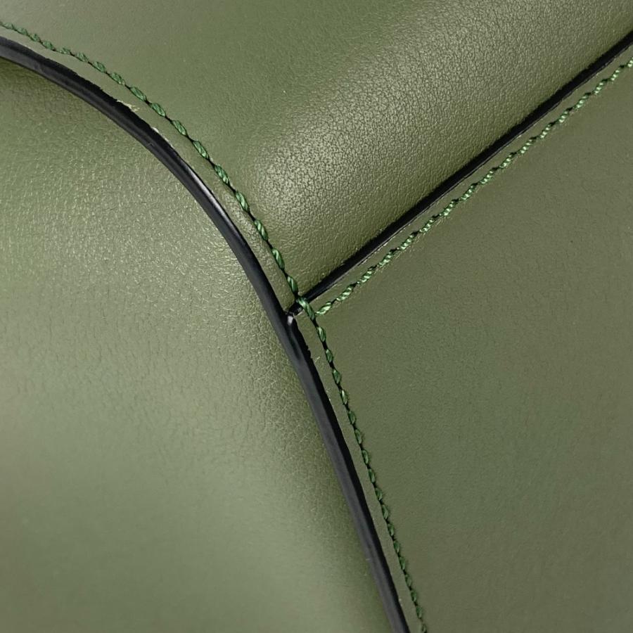 新品同様 LOEWE ロエベ ハンモック ドローストリングバッグ ミニ ハンドバッグ 肩掛け 斜め掛け ショルダーバッグ カーキ【中古】 | LOEWE | 05