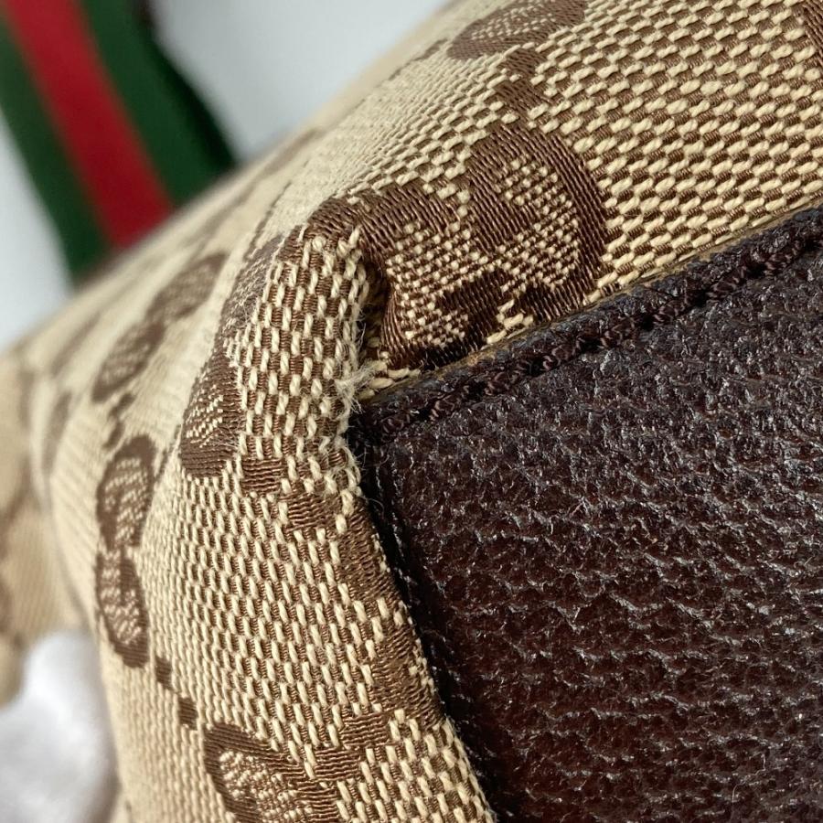 GUCCI グッチ 131228 シェリーライン カバン ショルダーバッグ ハンドバッグ GGキャンバス トートバッグ ベージュ レディース【中古】 | GUCCI | 06