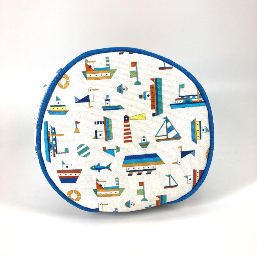 美品 HERMES エルメス プティシャルティエ ベビー BABY 赤ちゃん 巾着バッグ マリンプリント ショルダーバッグ【中古】 | HERMES | 04