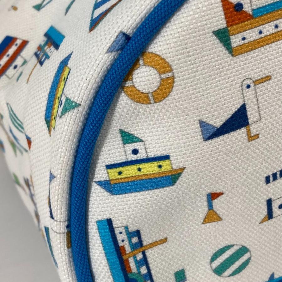 美品 HERMES エルメス プティシャルティエ ベビー BABY 赤ちゃん 巾着バッグ マリンプリント ショルダーバッグ【中古】 | HERMES | 05