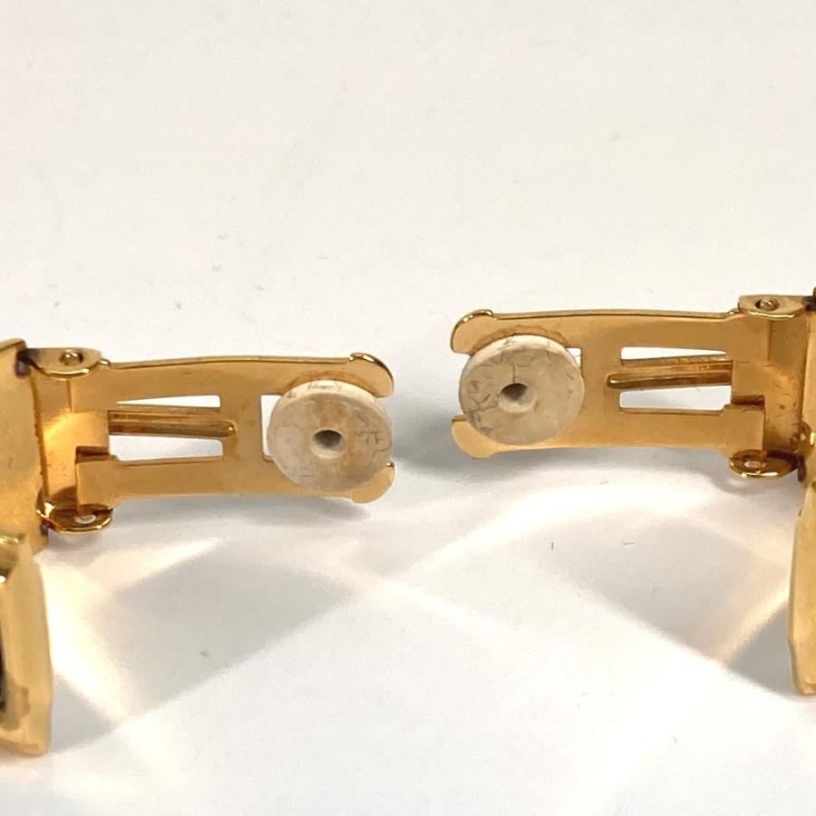 HERMES エルメス エマイユ アクセサリー H柄 七宝焼き イヤリング ゴールド×ブルー レディース【中古】 | HERMES | 06