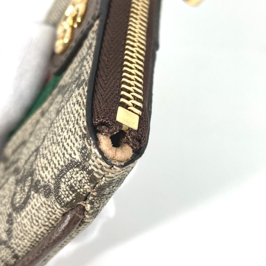 GUCCI グッチ 671722 オフィディア コインケース 小銭入れ 財布 キーフック付き GGスプリーム キーケース ベージュ レディース【中古】 | GUCCI | 06