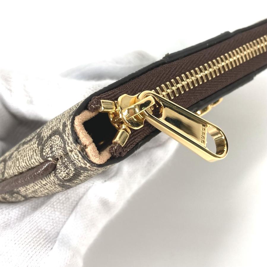 GUCCI グッチ 671722 オフィディア コインケース 小銭入れ 財布 キーフック付き GGスプリーム キーケース ベージュ レディース【中古】 | GUCCI | 07