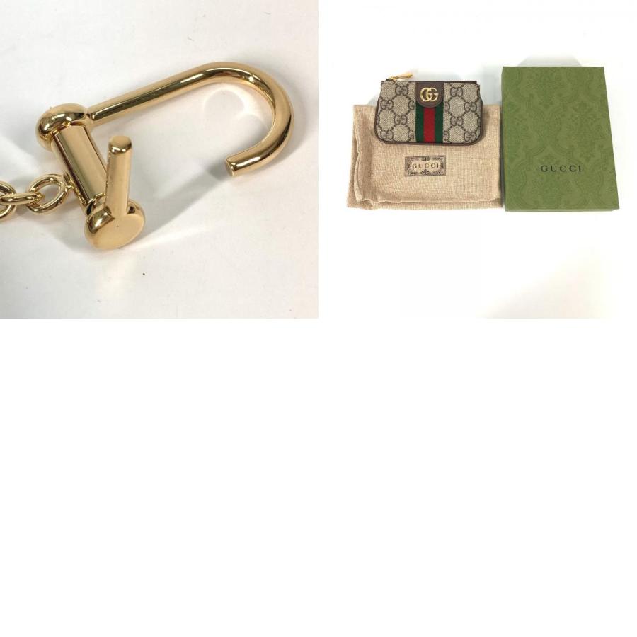 GUCCI グッチ 671722 オフィディア コインケース 小銭入れ 財布 キーフック付き GGスプリーム キーケース ベージュ レディース【中古】 | GUCCI | 09