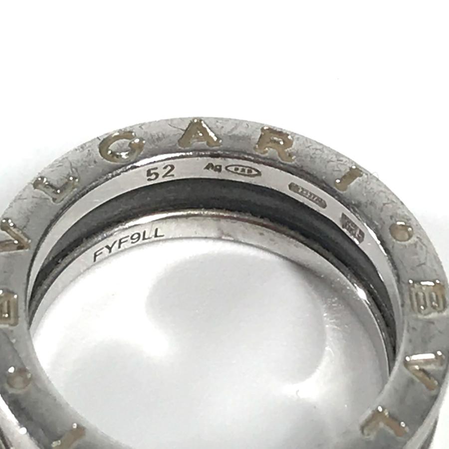 BVLGARI ブルガリ B-zero1 ビーゼロワン アクセサリー セーブザチルドレン リング・指輪 シルバー×ブラック レディース【中古】 | BVLGARI | 06