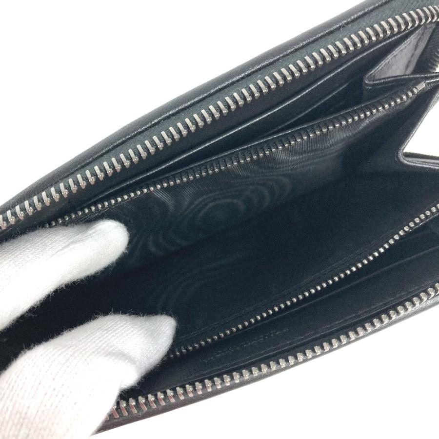新品同様 BOTTEGA VENETA ボッテガヴェネタ イントレチャート ラウンドファスナー ロングウォレット 長財布 ブラック レディース【中古】 |  | 08