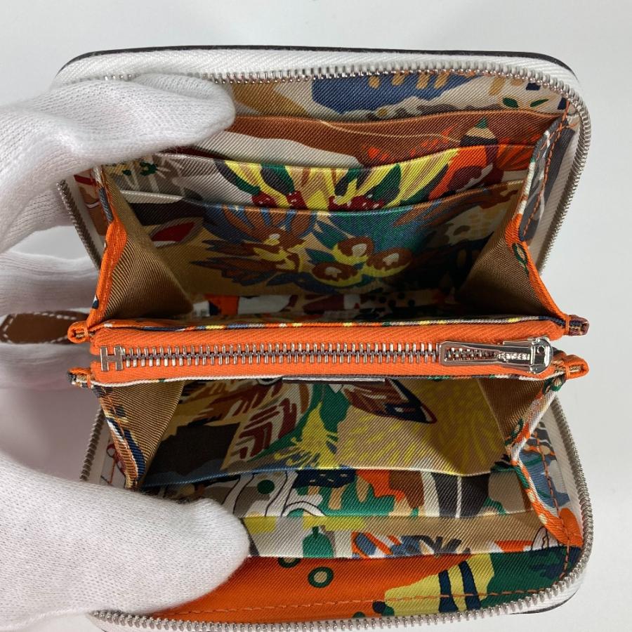 未使用　エルメス　HERMES アザップ シルクイン コンパクト ミニ コイン HERMES】エルメス『アザップ シルクイン コンパクト』Z刻印 2021