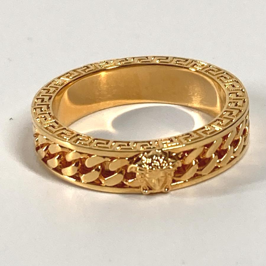 美品 VERSACE ヴェルサーチ メデューサ チェーン アクセサリー リング・指輪 ゴールド メンズ【中古】 |  | 01