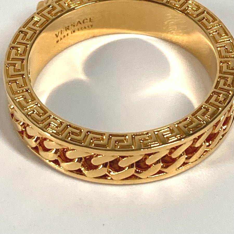 美品 VERSACE ヴェルサーチ メデューサ チェーン アクセサリー リング・指輪 ゴールド メンズ【中古】 |  | 03