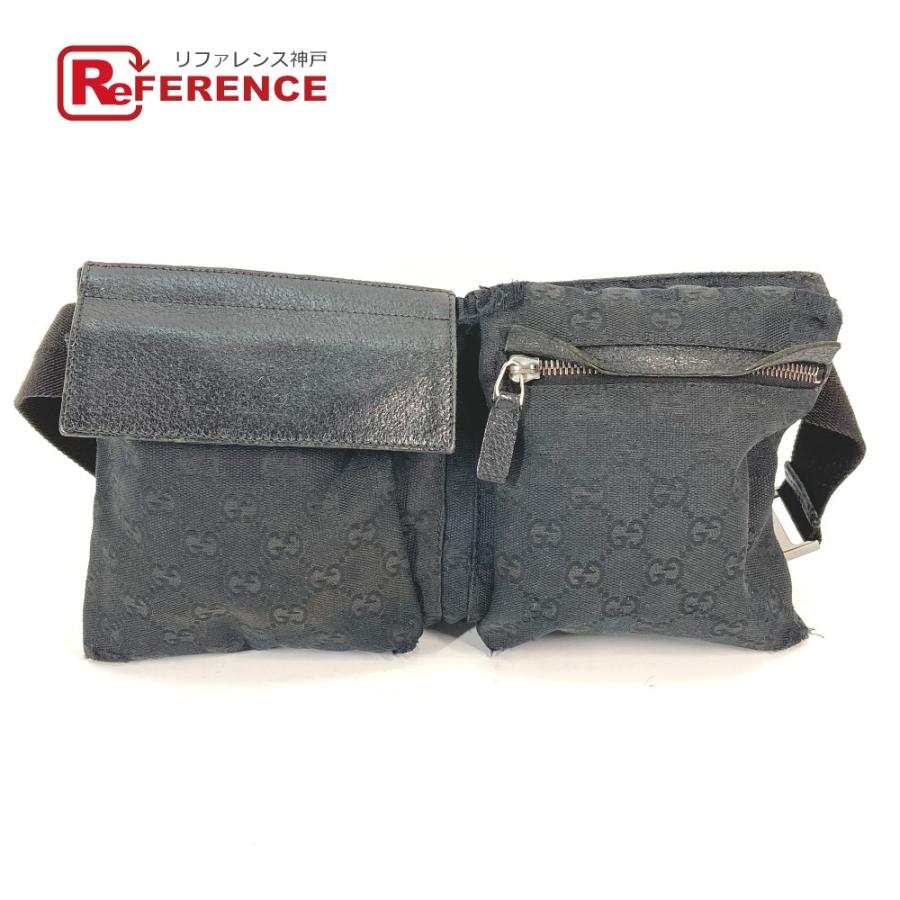 GUCCI グッチ 28566 GG ウエストバッグ ベルトバッグ ボディバッグ ブラック. メンズ【中古】 | GUCCI