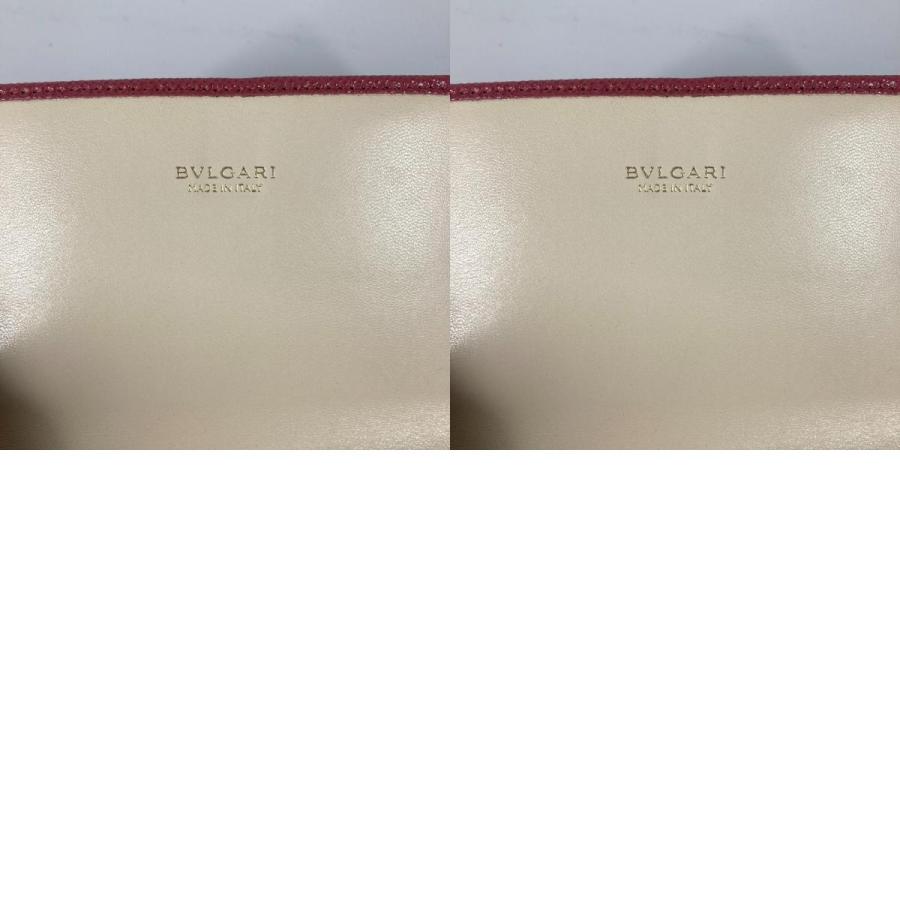 BVLGARI 新品同様 ブルガリ ロゴクリップ 2つ折り ロング