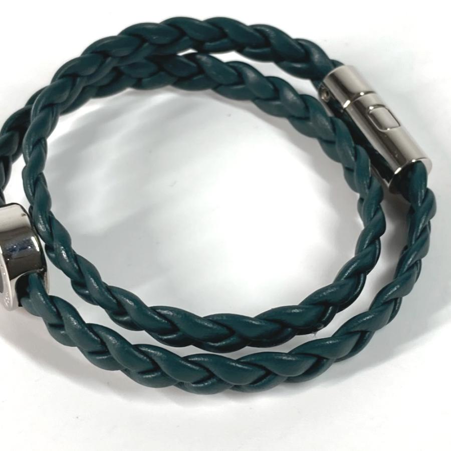 BVLGARI ブルガリ ブルガリブルガリ 2重 アクセサリー ブレスレット グリーン メンズ【中古】 | BVLGARI | 02