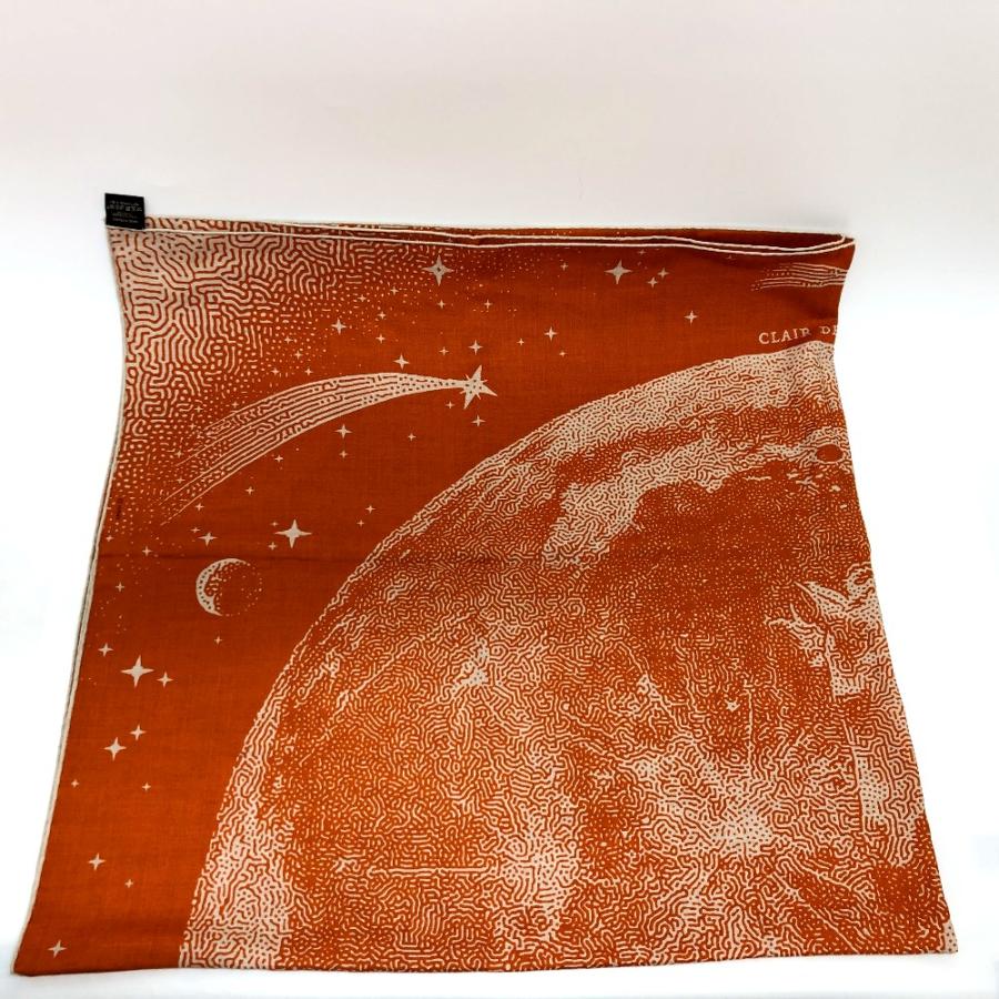 未使用 HERMES エルメス カレジェアン 140 2023秋冬コレクション ストール クレールドゥリュンヌ Clair De Lune スカーフ オレンジ【中古】 | HERMES | 02