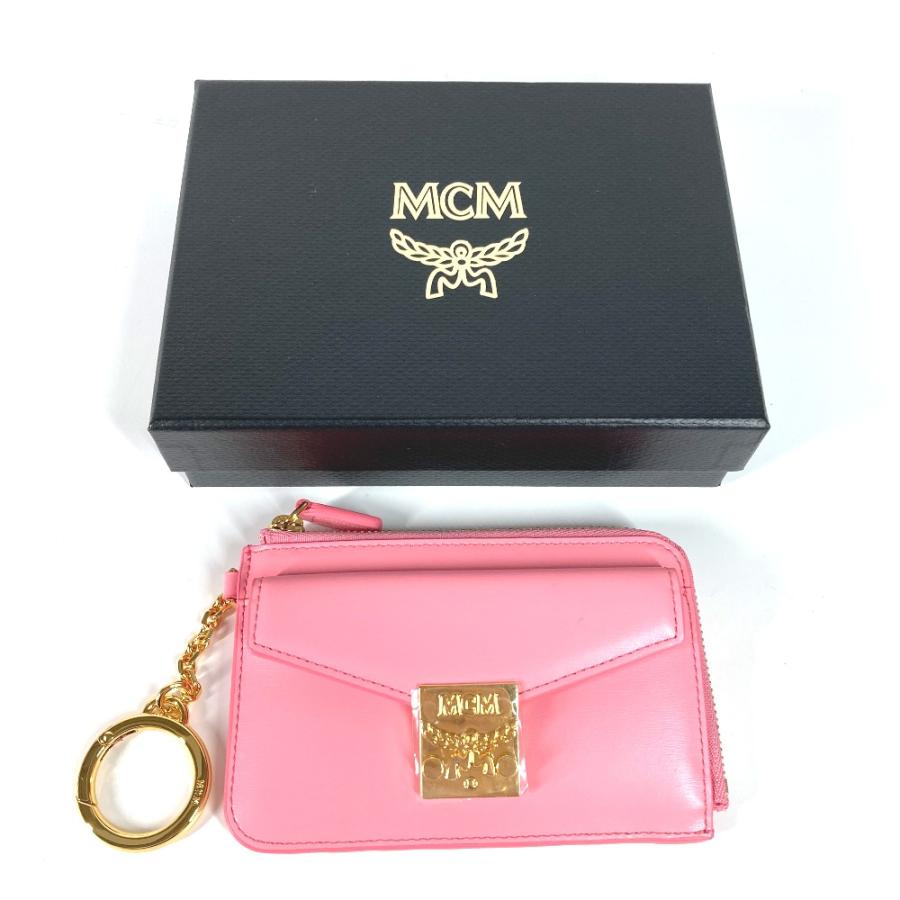 MCM 未使用 エムシーエム ロゴ 小銭入れ 財布 キーホルダー付き  