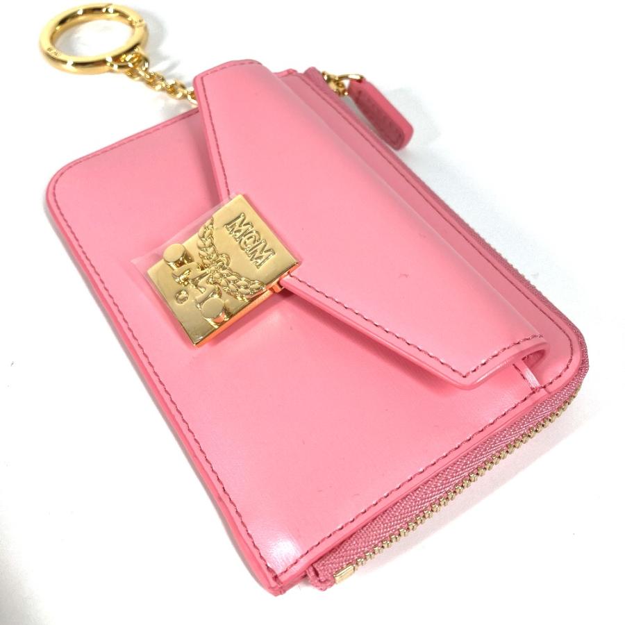 未使用 MCM エムシーエム ロゴ 小銭入れ 財布 キーホルダー付き  