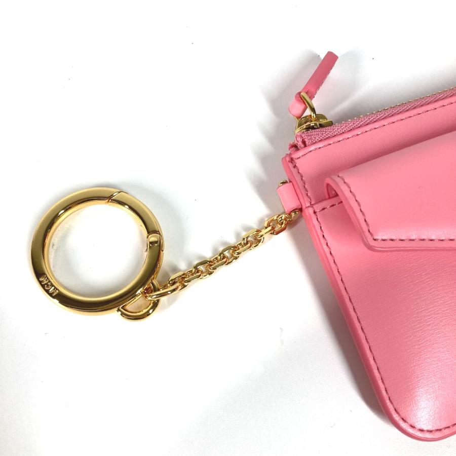 MCM 未使用 エムシーエム ロゴ 小銭入れ 財布 キーホルダー付き  