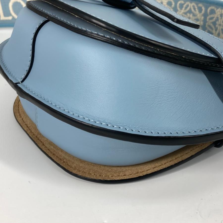 新品同様 LOEWE ロエベ A650N46X13 ゲートデュアル バッグ ミニ  斜め掛け ポシェット カバン ショルダーバッグ オニキスブルー【中古】 | LOEWE | 05