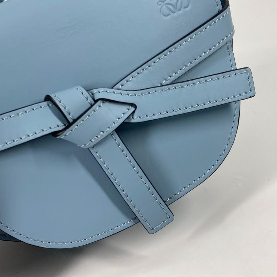新品同様 LOEWE ロエベ A650N46X13 ゲートデュアル バッグ ミニ  斜め掛け ポシェット カバン ショルダーバッグ オニキスブルー【中古】 | LOEWE | 07