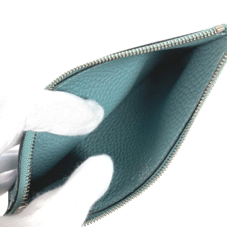 HERMES エルメス ドゴンデュオ GM コインケース付き 小銭入れ ロングウォレット 長財布 ブルージーン ブルー レディース【中古】 | HERMES | 04