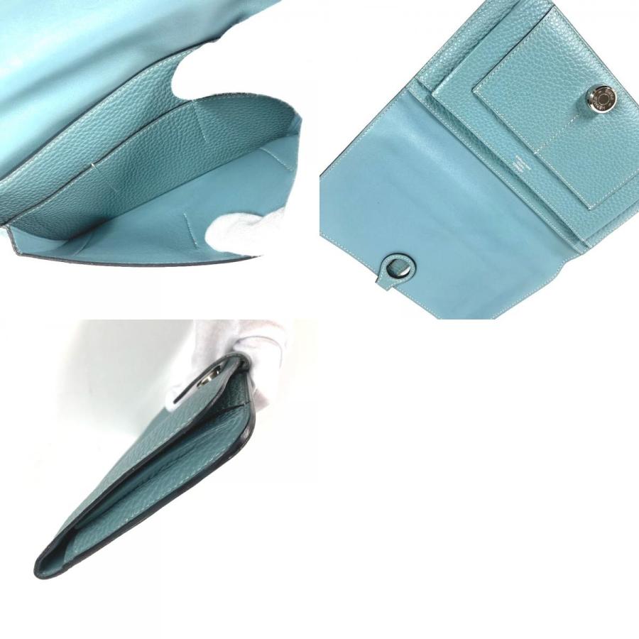 HERMES エルメス ドゴンデュオ GM コインケース付き 小銭入れ ロングウォレット 長財布 ブルージーン ブルー レディース【中古】 | HERMES | 09