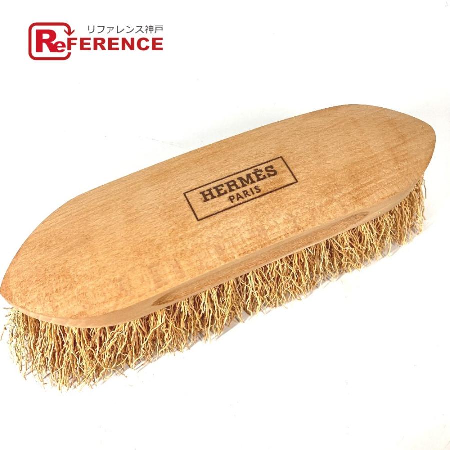 未使用 HERMES エルメス ブラシ 馬用 馬具 ペット 毛ブラシ くし 櫛 雑貨 ベージュ ユニセックス【中古】 | HERMES