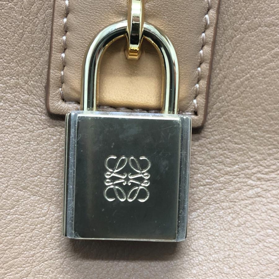 新品同様 LOEWE ロエベ A039N10X032586 アマソナ19 スクエア 2WAY ショルダーバッグ ハンドバッグ ベージュ レディース【中古】 | LOEWE | 06