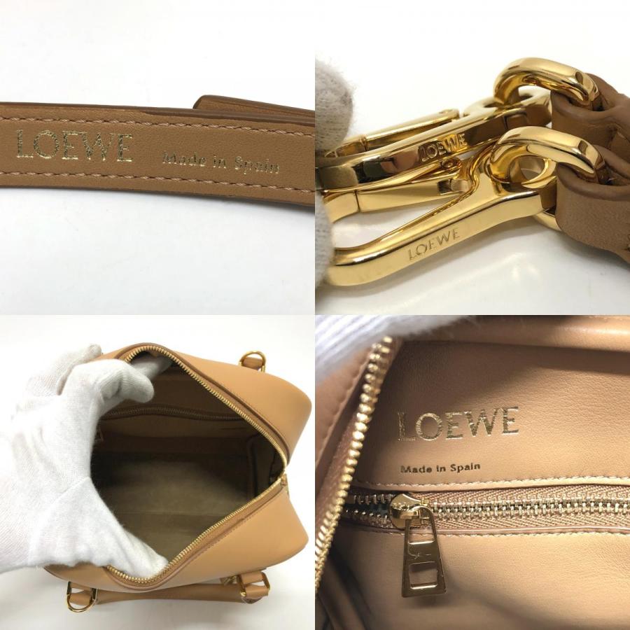 新品同様 LOEWE ロエベ A039N10X032586 アマソナ19 スクエア 2WAY ショルダーバッグ ハンドバッグ ベージュ レディース【中古】 | LOEWE | 08