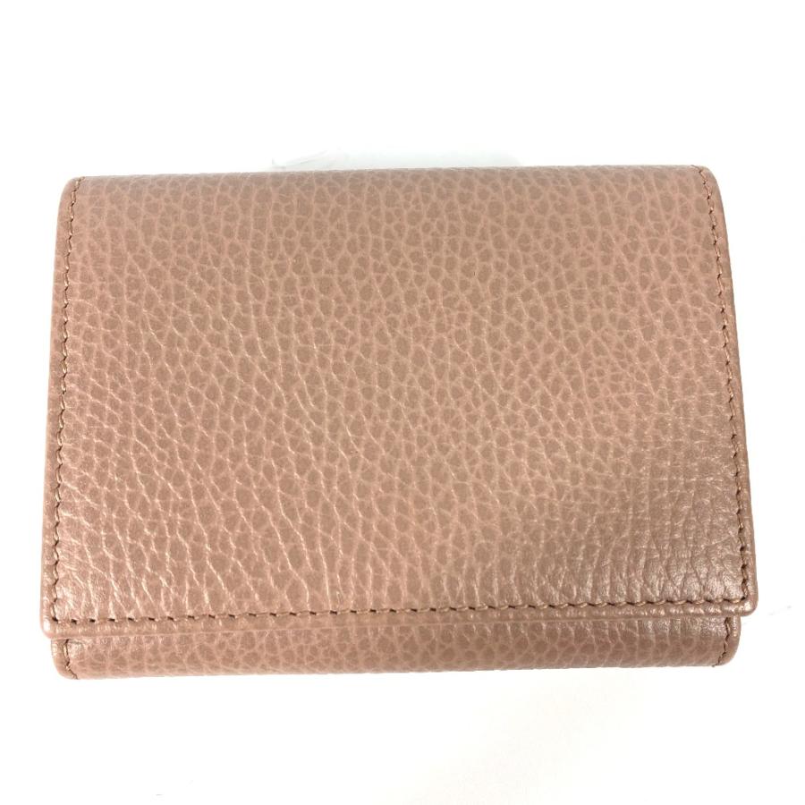 GUCCI 美品 グッチ 474746 GGマーモント コンパクトウォレット 3つ折り  