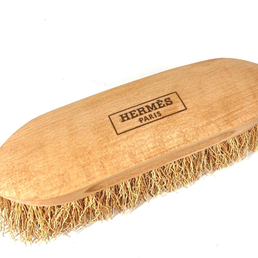 未使用 HERMES エルメス ブラシ 馬用 馬具 ペット 毛ブラシ くし 櫛 雑貨 ベージュ ユニセックス【中古】 | HERMES | 01