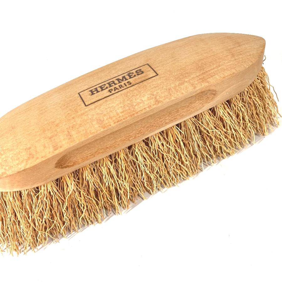 未使用 HERMES エルメス ブラシ 馬用 馬具 ペット 毛ブラシ くし 櫛 雑貨 ベージュ ユニセックス【中古】 | HERMES | 02