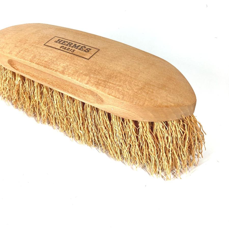 未使用 HERMES エルメス ブラシ 馬用 馬具 ペット 毛ブラシ くし 櫛 雑貨 ベージュ ユニセックス【中古】 | HERMES | 03