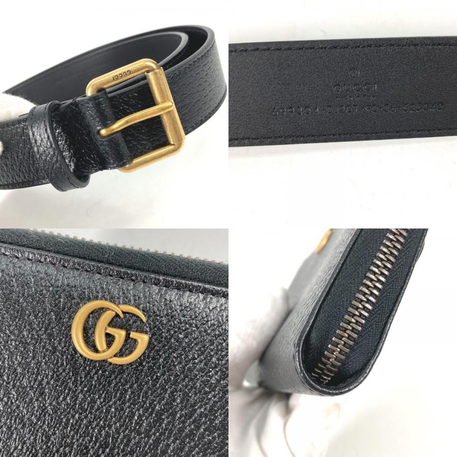 未使用 GUCCI グッチ 699304 GG ラウンドファスナー長財布＆カードケース＆ベルト ベルトバッグ ウエストバッグ  長財布【中古】 | GUCCI | 07