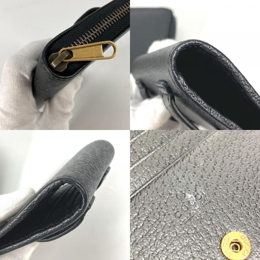 未使用 GUCCI グッチ 699304 GG ラウンドファスナー長財布＆カードケース＆ベルト ベルトバッグ ウエストバッグ  長財布【中古】 | GUCCI | 08
