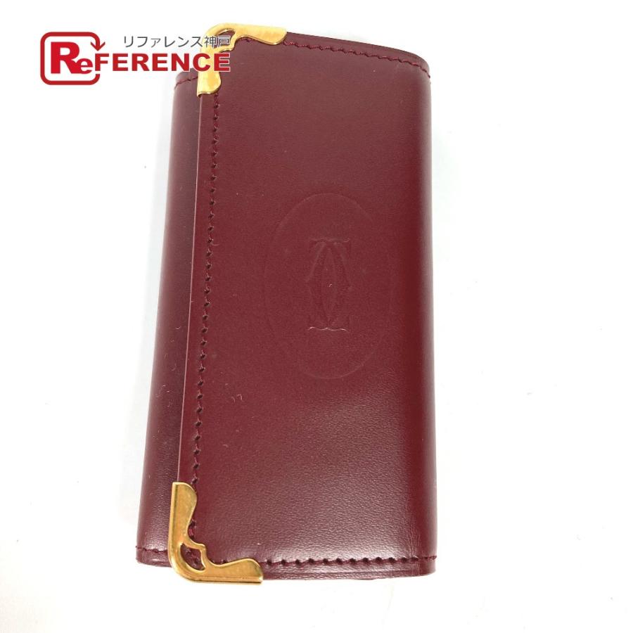 Cartier 美品 CARTIER カルティエ マストライン 4連 鍵 キーケース 