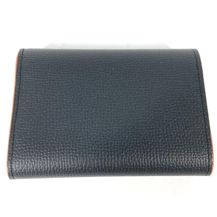 美品 LOEWE ロエベ C821TR2X02 アナグラム トライフォールド ウォレット（ コンパクトウォレット 3つ折り財布 ブラック レディース【中古】 | LOEWE | 04