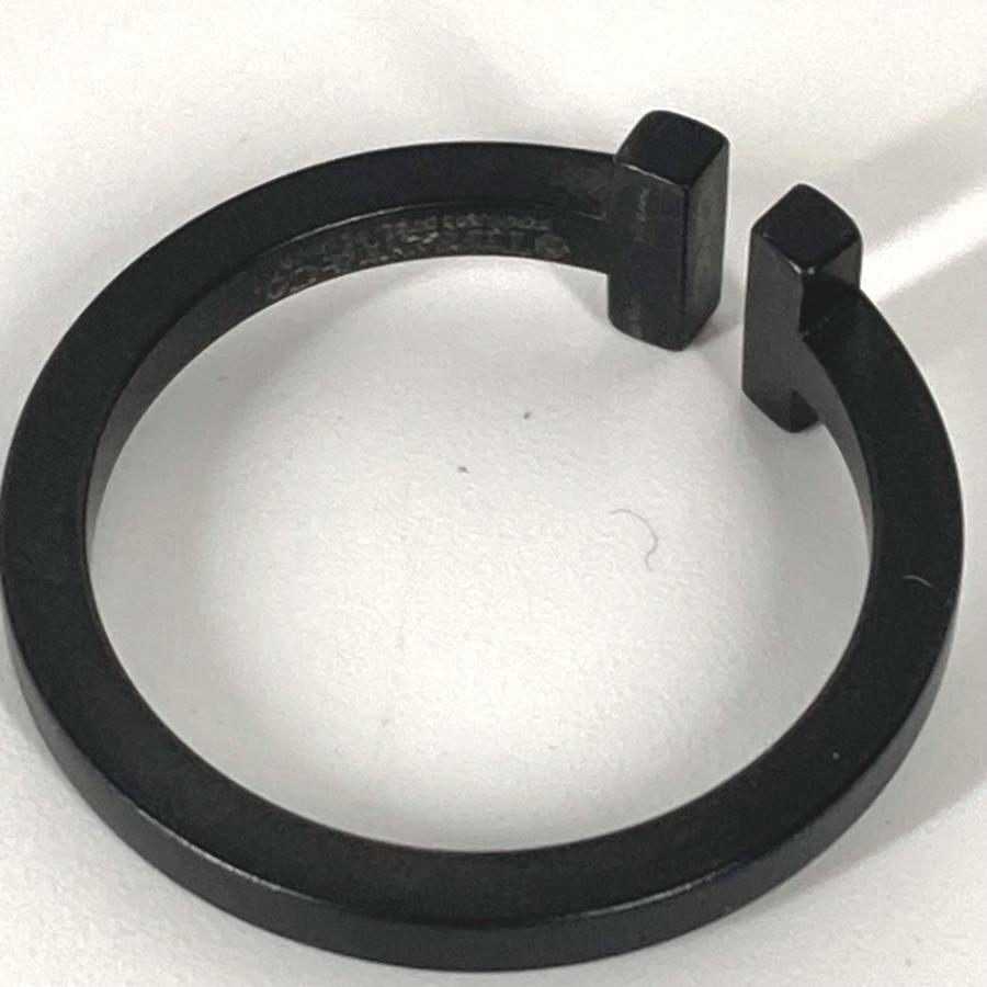TIFFANY&Co. ティファニー Tスクエア ブラックコーティング アクセサリー リング・指輪 ブラック メンズ【中古】 | TIFFANY&Co. | 04